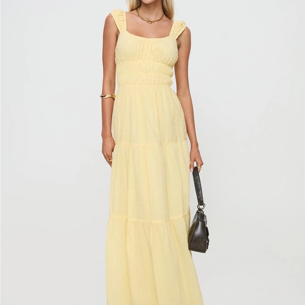 Princess Polly Sunny Yellow Maxi Dress